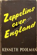 Book cover of Zeppelins over England  by POOLMAN, Kenneth 